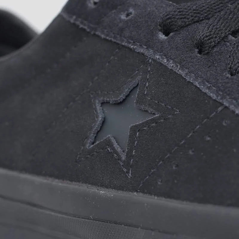 Converse Cons One Star Pro Suede Low - Black/Black/Black
