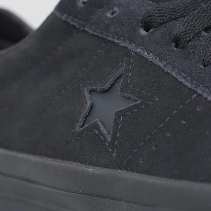 Converse Cons One Star Pro Suede Low - Black/Black/Black