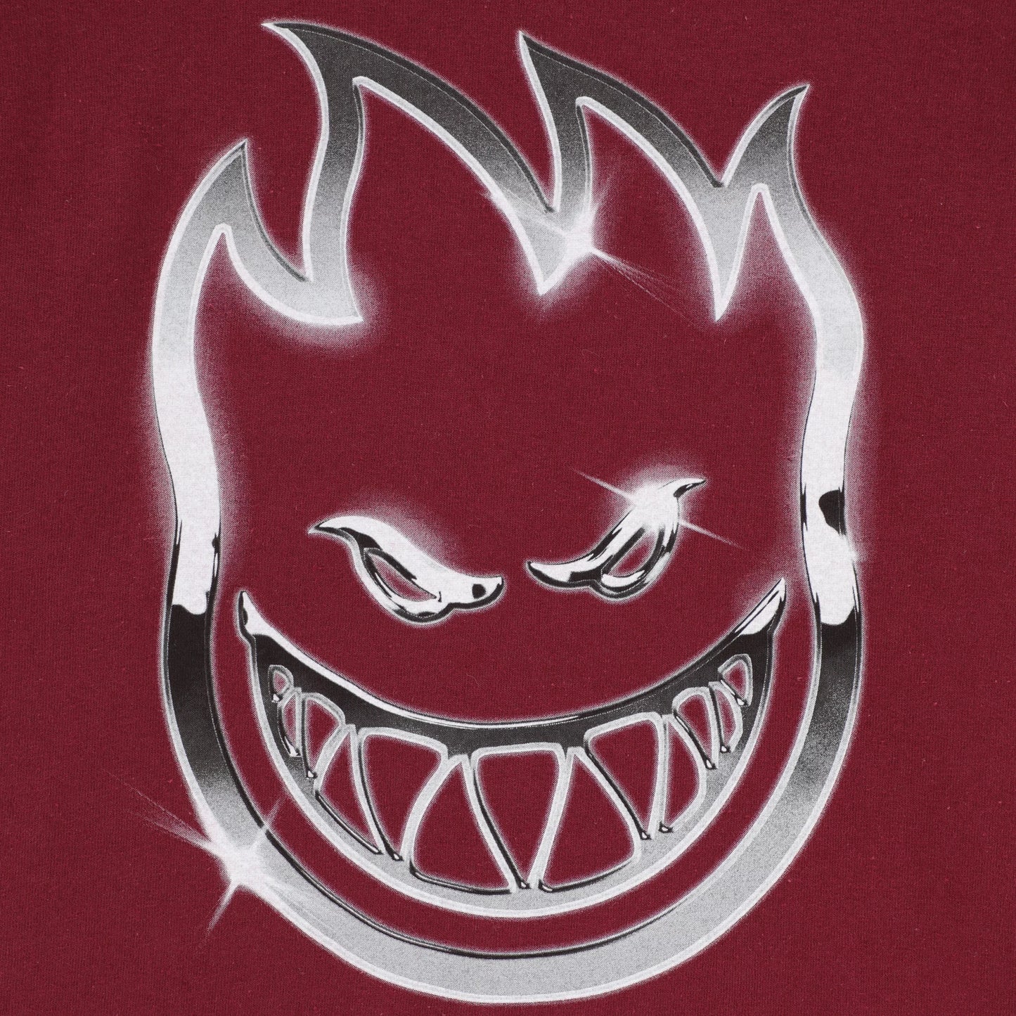 Spitfire Chrome Bighead L/S Tee - Maron