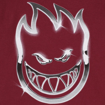 Spitfire Chrome Bighead L/S Tee - Maron
