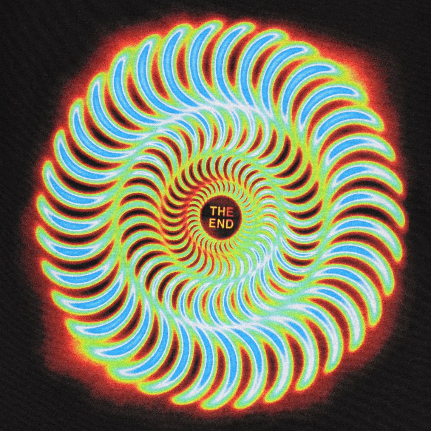 Spitfire Radioactive Classic Swirl Tee - Black