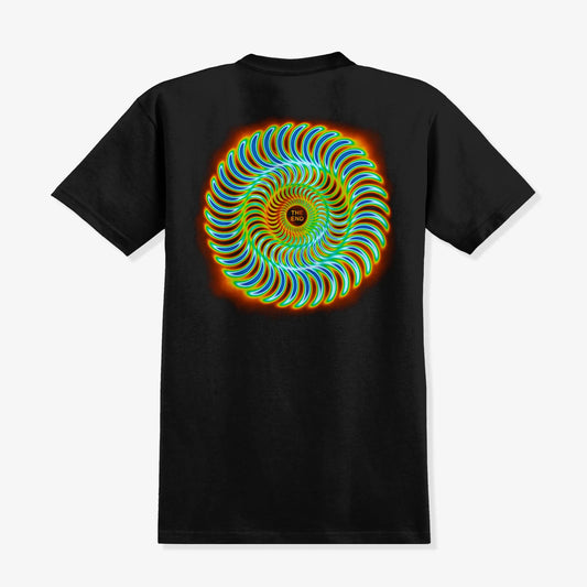 Spitfire Radioactive Classic Swirl Tee - Black