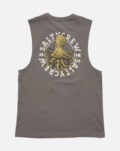 Tentacles Muscle Tank - Charcoal