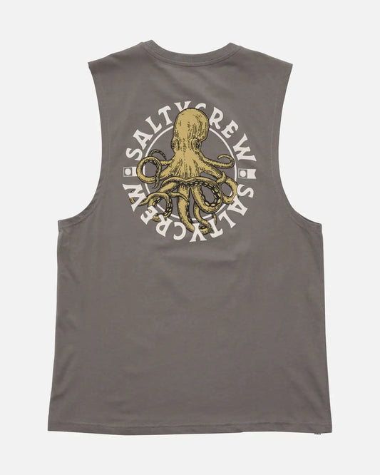 Tentacles Muscle Tank - Charcoal