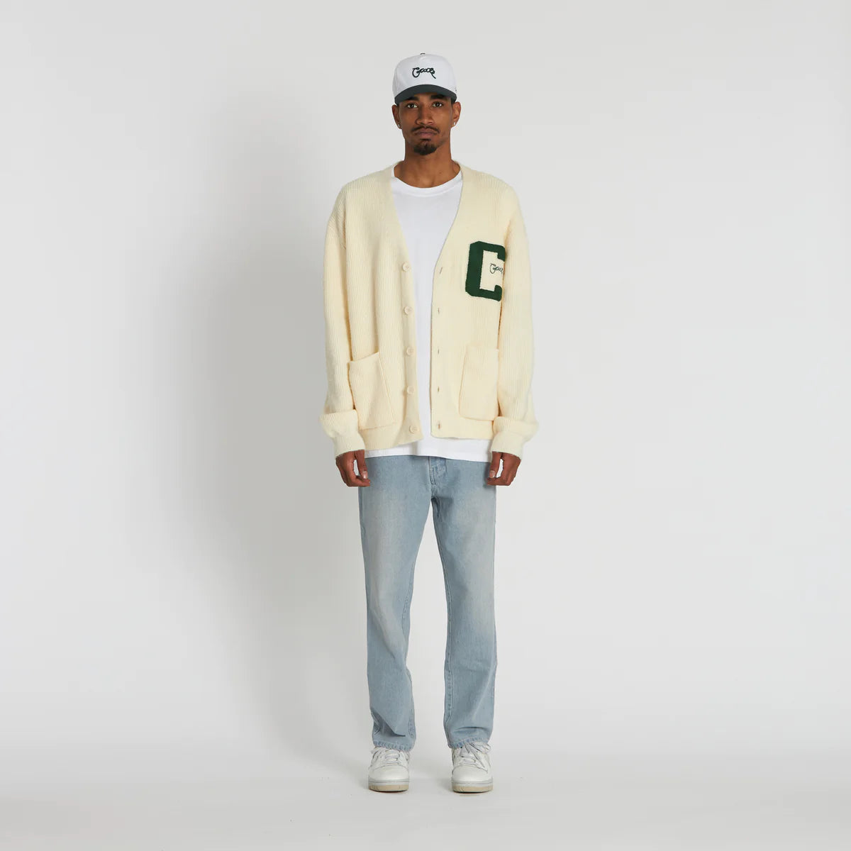 Crate Knitted Cardigan - Off White