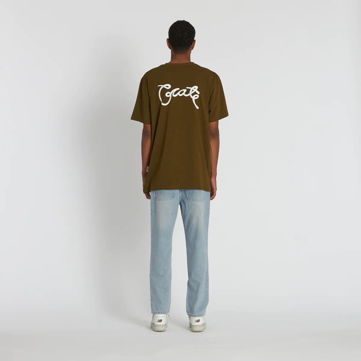 Crate SCRIPTED T-SHIRT - OLIVE