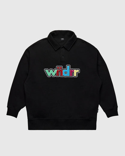 Wndrr Tint Rugby Sweat - Black