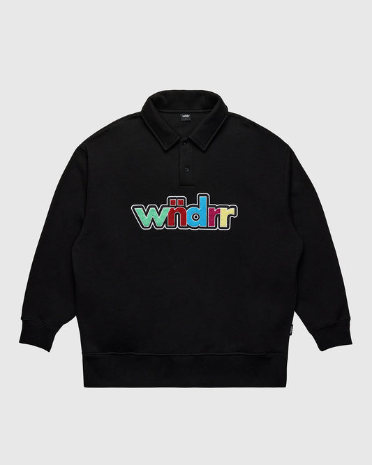 Wndrr Tint Rugby Sweat - Black