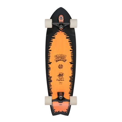 Chromantic 33" Cruiser/Surf Skate - Lightning Log