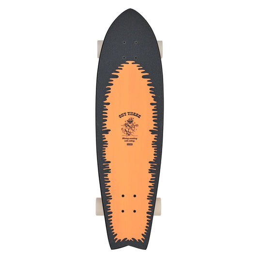 Chromantic 33" Cruiser/Surf Skate - Lightning Log
