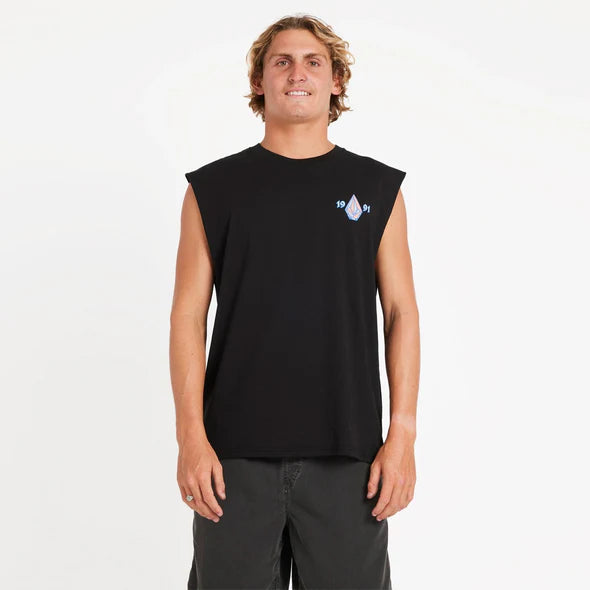 Counter Top Muscle Tee - Black
