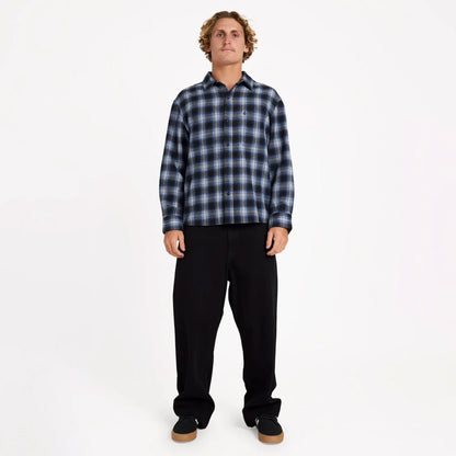 Psycho flannel - Light Navy