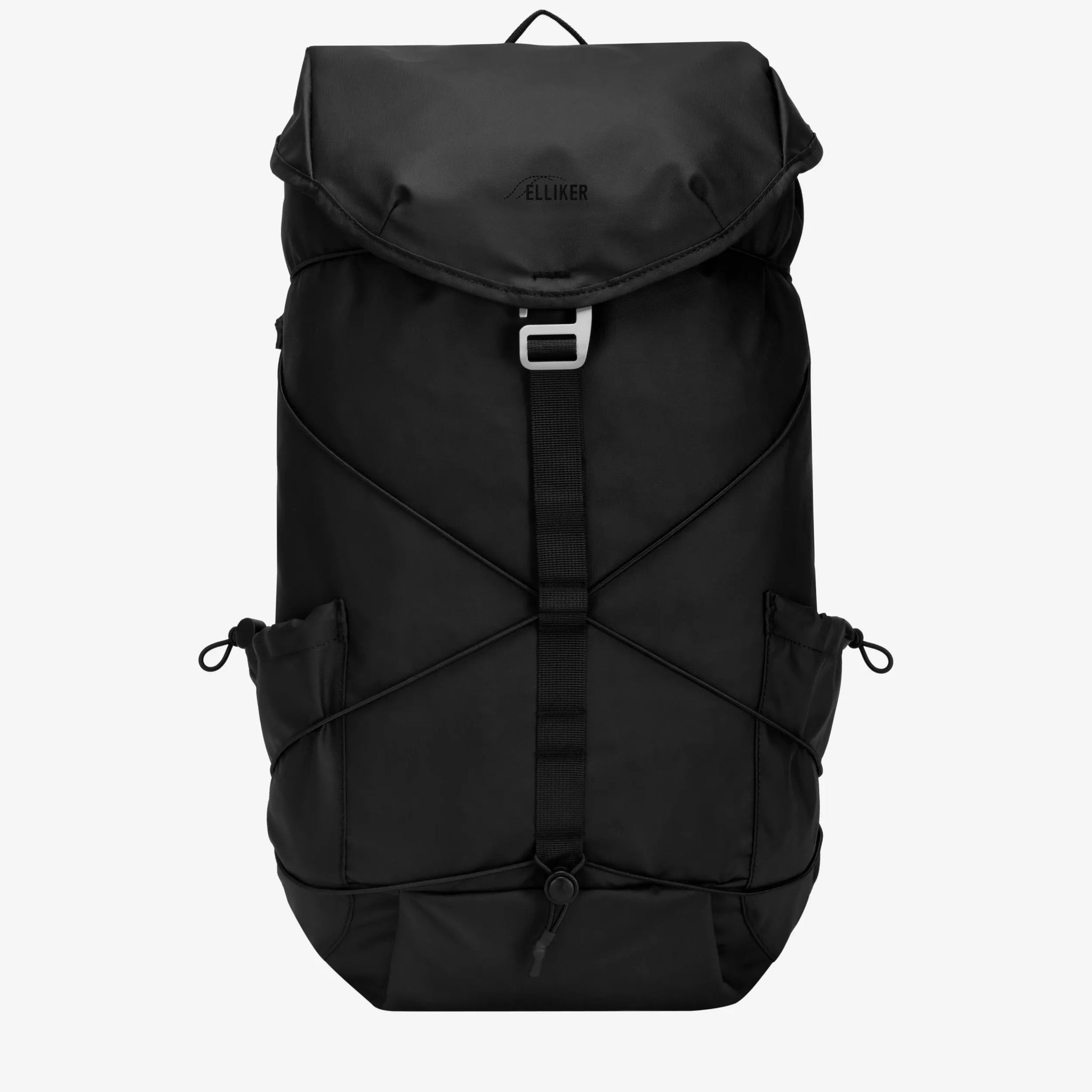 Elliker Wharfe Flap Over Backpack 22L - Black