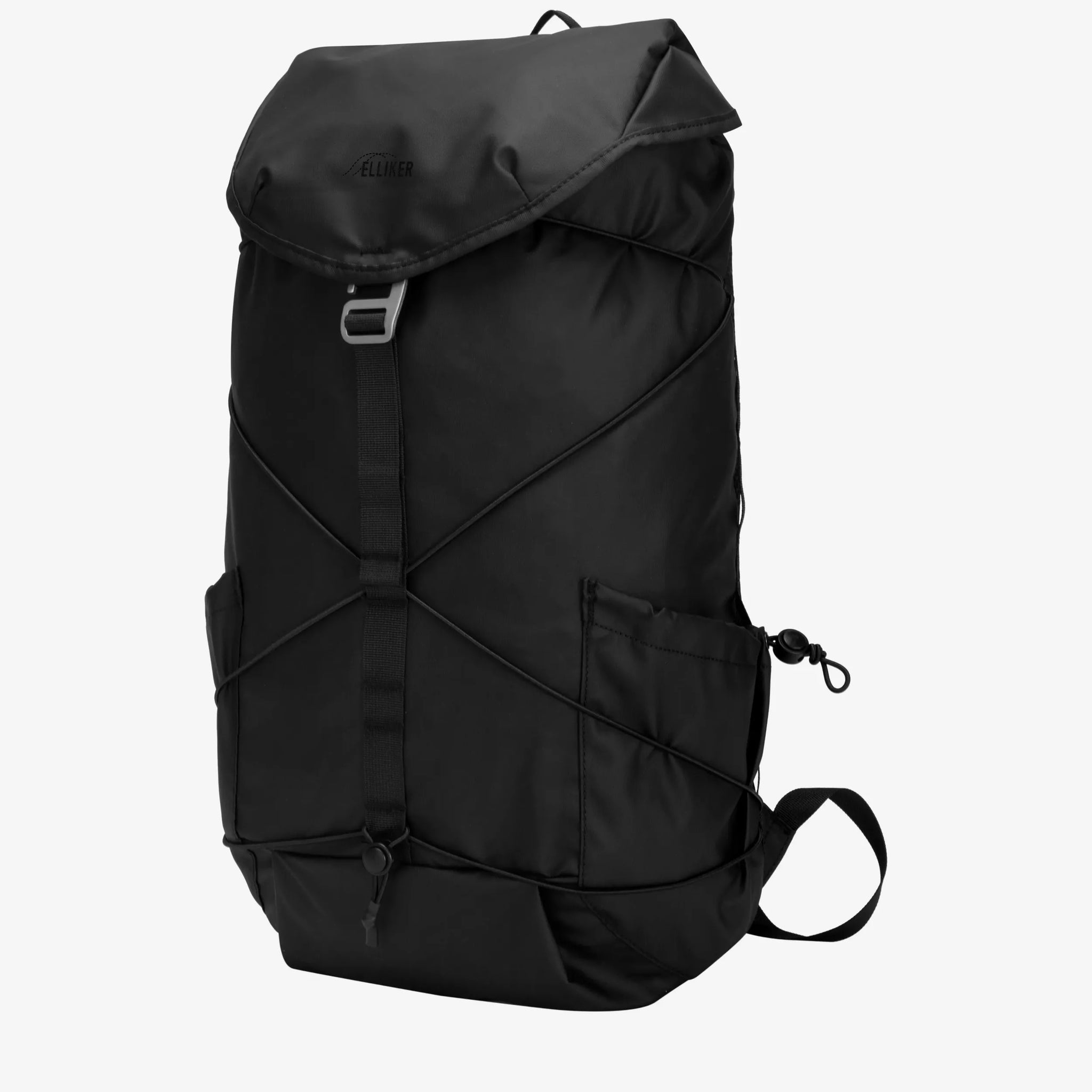 Elliker Wharfe Flap Over Backpack 22L - Black