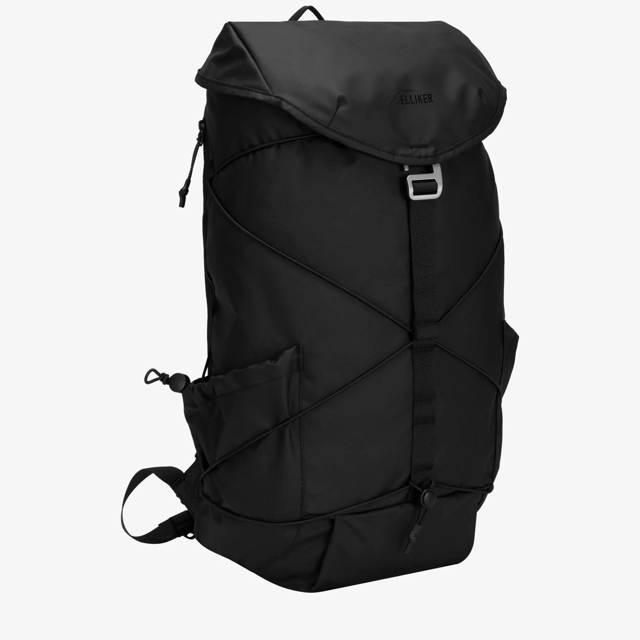 Elliker Wharfe Flap Over Backpack 22L - Black