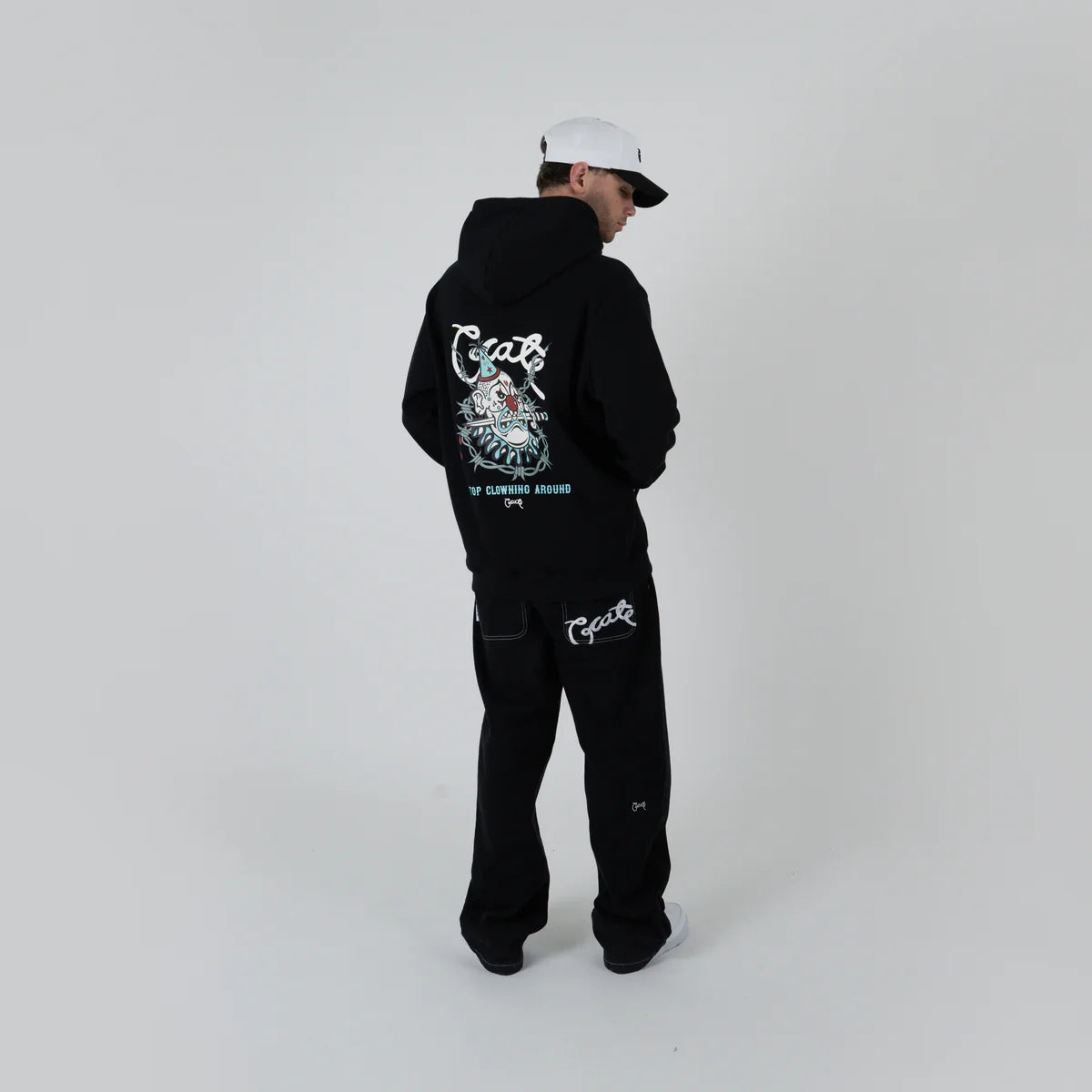 Crate Clowning Around Superfleece Hoodie - Black