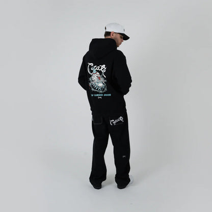 Crate Clowning Around Superfleece Hoodie - Black