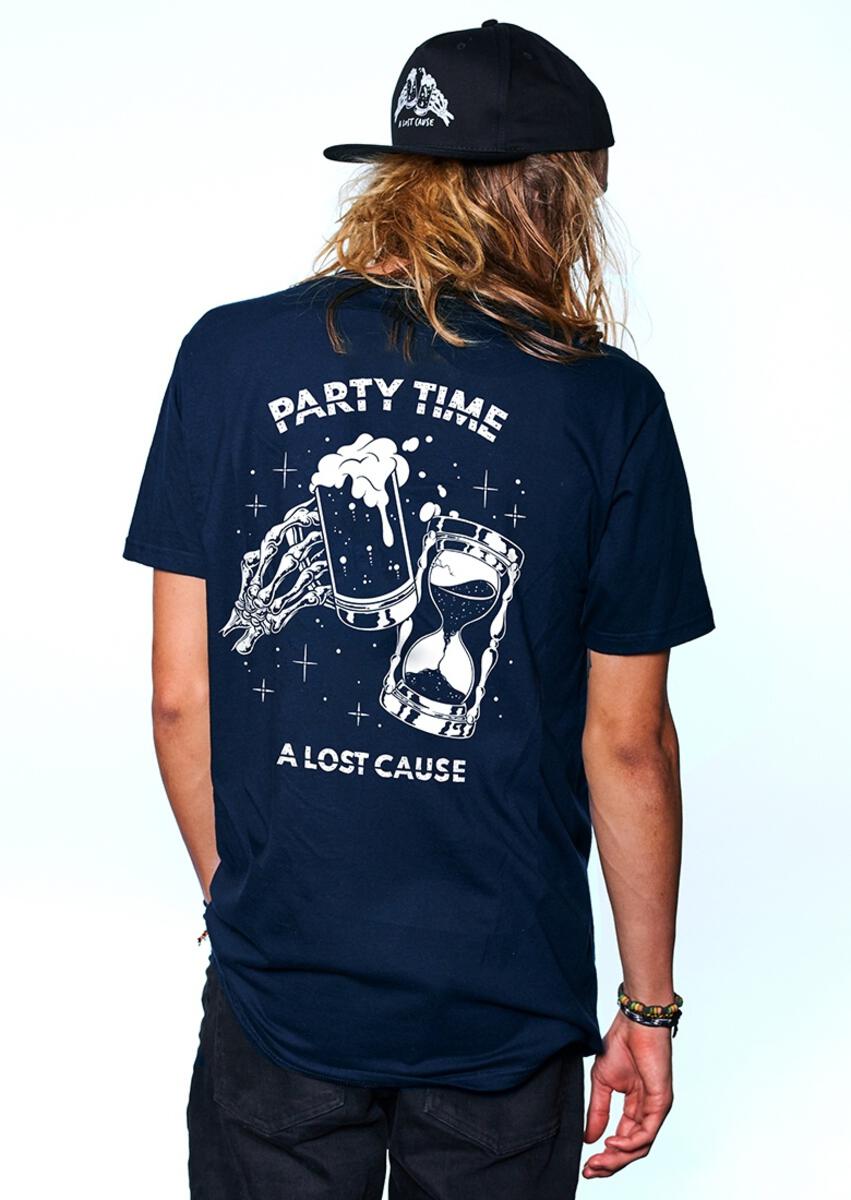 Party Time V2 Tee - Navy