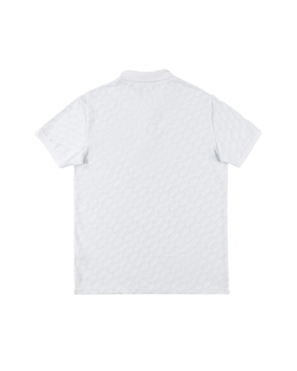Fairlane Polo Top - White/Grey
