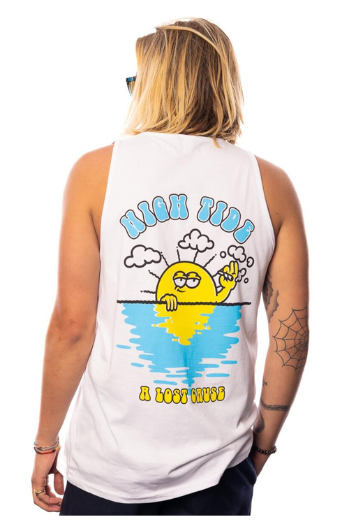A Lost Cause High Tide Tank - White