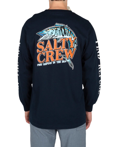 Salty Crew Oh No Standard L/S Tee - Navy