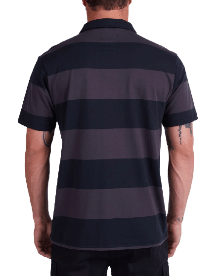 Salty Crew Diver Down S/S Polo - Charcoal