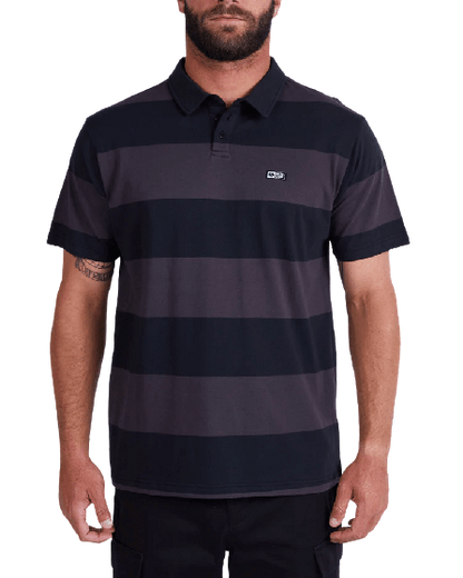 Salty Crew Diver Down S/S Polo - Charcoal