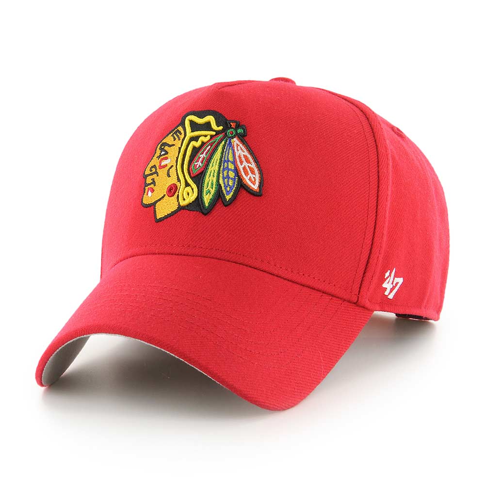 47 CHICAGO BLACKHAWKS RED '47 MVP DT SNAPBACK