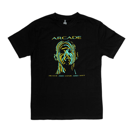 Arcade Peace And Love Tee - Black