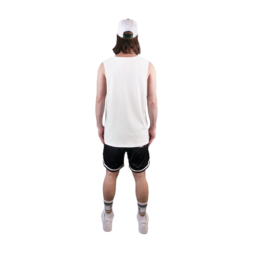 Crate Cobras Muscle Singlet - White