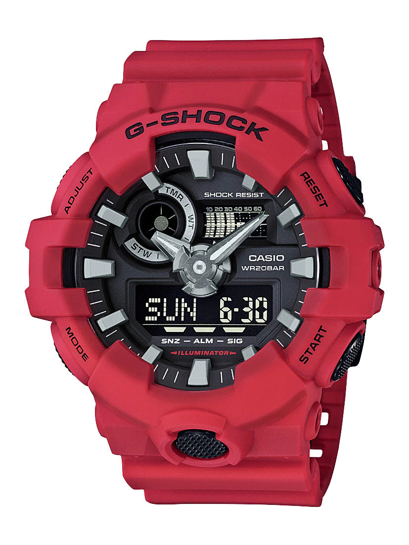 G Shock Ana 700 Big Case 200M WR, Big Case, Stopwatch - GA700-4A