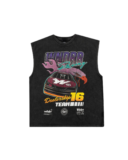 Tarmac Vintage Muscle Top - Washed Black