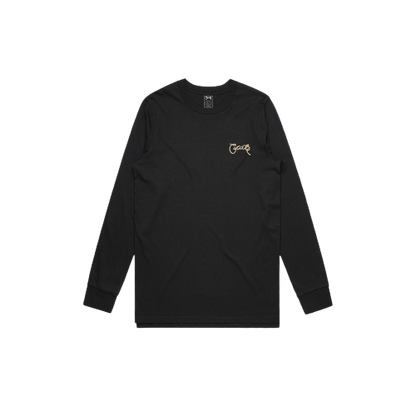 Scripted L/S T-Shirt - Black