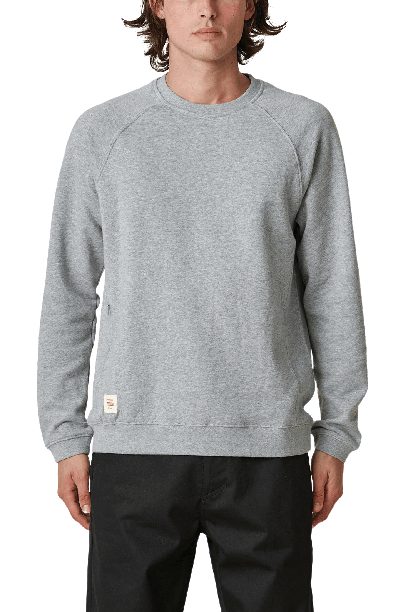 Globe Traveller Crew - Grey Marle