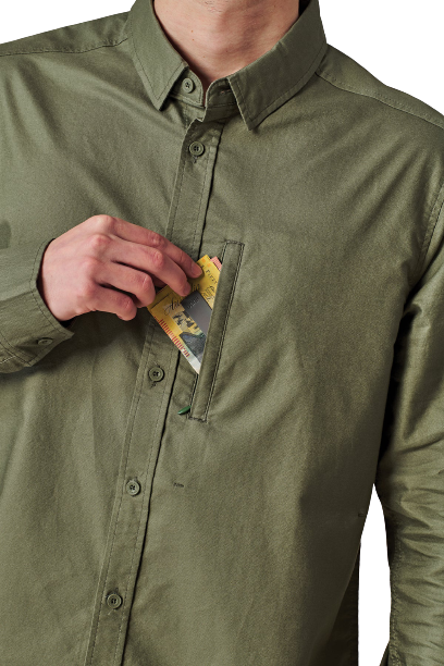 Globe Foundation L/S Shirt - Olive