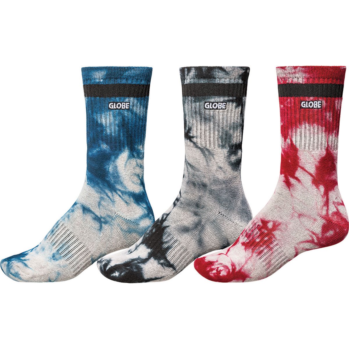 Globe All Tied Up Sock 3 Pack 7-11