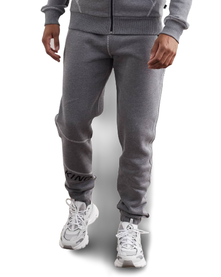 King Manor Tracksuit Bottoms - Stone Grey