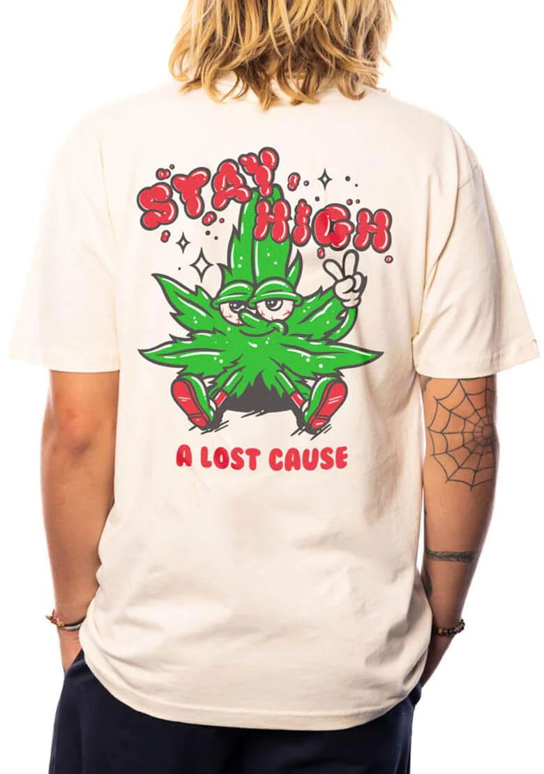 Stay High Tee - Bone