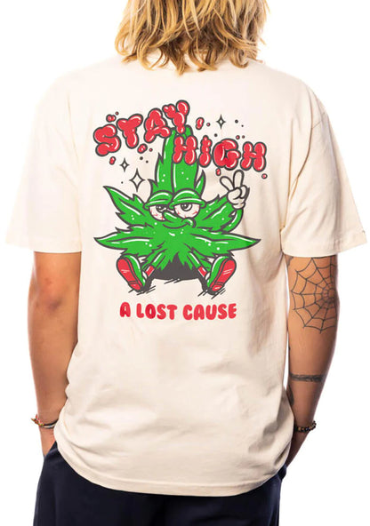 Stay High Tee - Bone